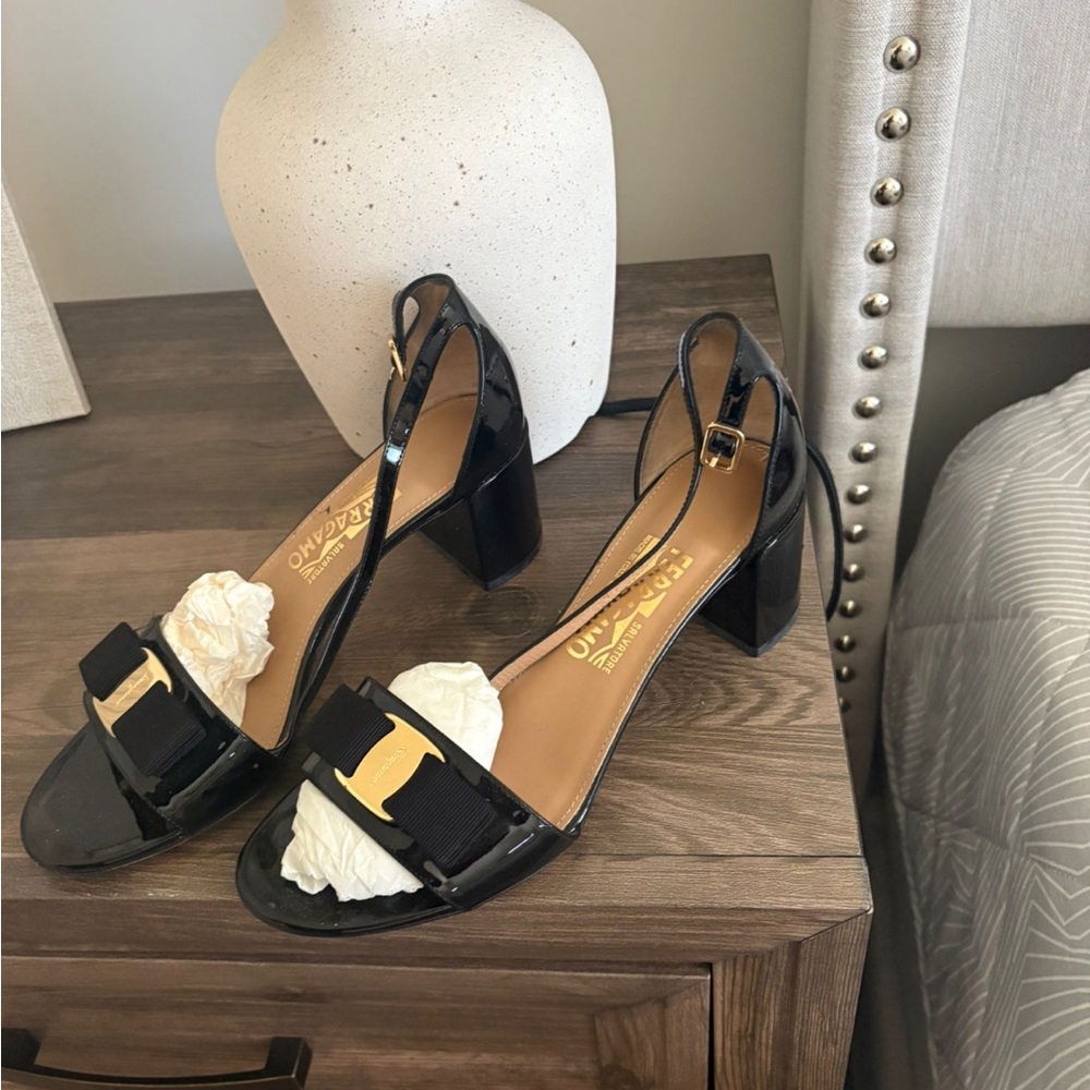Black Strappy Heels